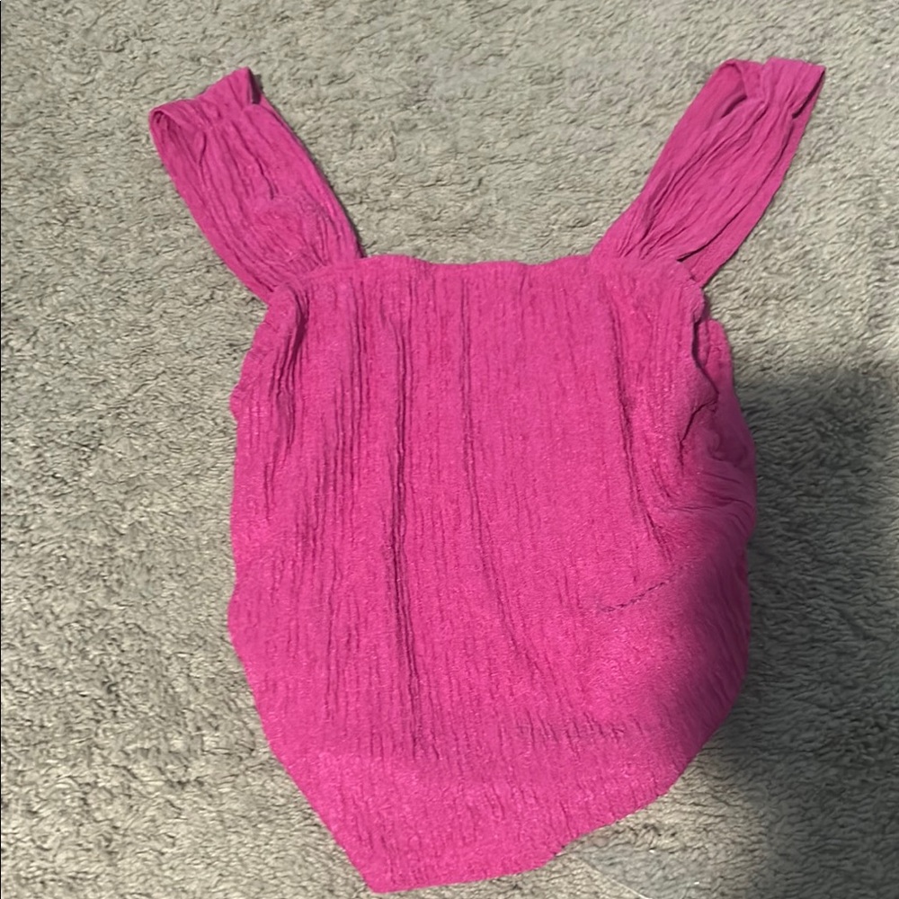 Amazon Pink Textured Camisole Top